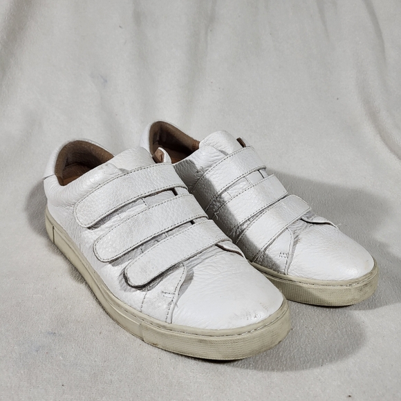 Frye Velcro Leather Shoes Size 8 - Picture 1 of 11